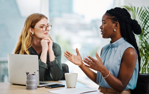 serious discussion between HR and employee