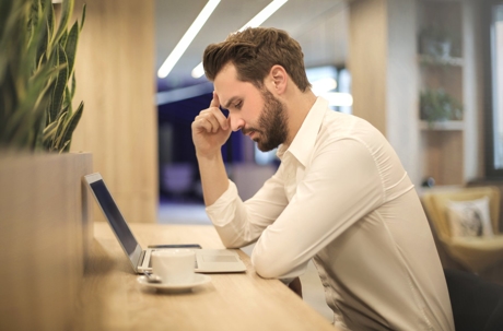 man at laptop