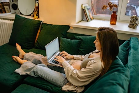 woman on laptop